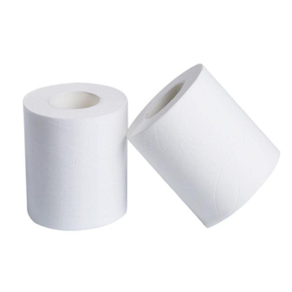 MERISHOPPHome Hotel 4 Ply Bathroom Toilet Paper Bulk Roll Wood Pulp Bath Tissue White|Home & Garden|Household Supplies & Cleaning|Paper Products |1 Roll Toilet Paper