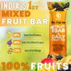 Barefruit Mix Fruit Bar Rich In Vitamin A & C, Magnesium & Iron| No Added Sugar, Zero Preservatives, Additive-Free | Healthy Energy Snack (Pack of 1 (6 units), Mixed Fruit),200 G view 3