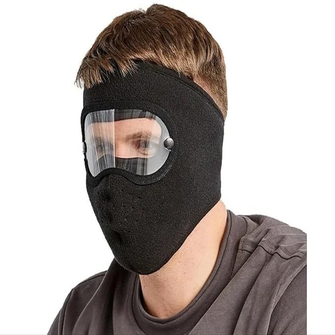 ZONVER Applience Unisex Full Winter Face Mask Windproof and Sun Protection Warm Eye Protection Screen Goggles Cycling and Bike Mask for Women and Men (Multi Color Pack of 1)