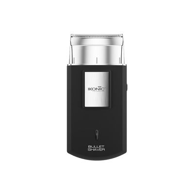 Ikonic Professional Electric Shaver, Ultra Thin, Cordless, Rechargeable Men's Travel Razor for Face Care, Beard for Salon Professionals, Barbers and Salon-Like Shave at Home - Black