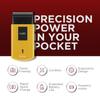 Ikonic Professional Electric Shaver, Ultra Thin, Cordless, Rechargeable Men's Travel Razor for Face Care, Beard for Salon Professionals, Barbers and Salon-Like Shave at Home - Yellow view 3