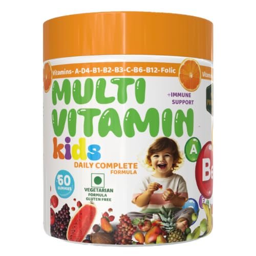 Acme Multivitamin Gummies For Kids & Adults with Superfoods | Multivitamin for Kids Packed with 20 Nutrients | 60 Gummy | Orange Flavour
