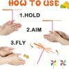 (12) Pcs Plastic Bamboo Dragonfly Hand Rub Propeller Novelty Hand Helicopter Outdoor Flying Toy - view 3