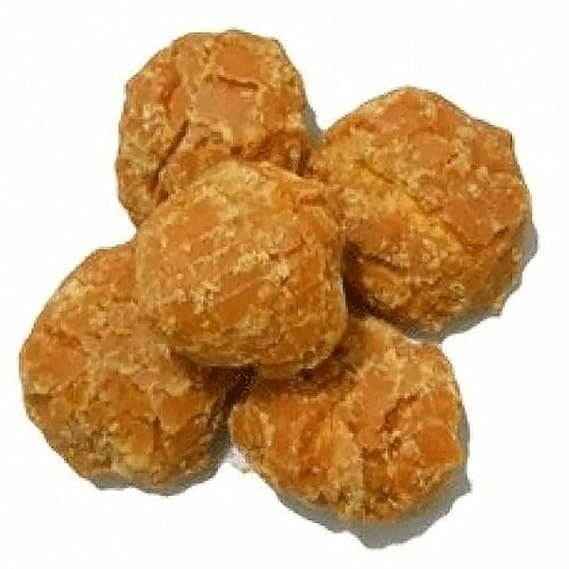 5 kg Sugarcane Jaggery Balls, Desi Gud Handmade Chemical Free, Pure Natural, No Preservatives Added, Bellam Nattu Sakkarai