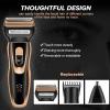 Crotomak 5 In 1 Professionals Trimmer Shaver Hair Clipper With Eyebrow, Nose, Beard, Moustaches & Hair Trimmer Machine Grooming Kit Rechargable With Cord & Without Cord For Unisex, Silver view 2