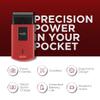 Ikonic Professional Electric Shaver, Ultra Thin, Cordless, Rechargeable Men's Travel Razor for Face Care, Beard for Salon Professionals, Barbers and Salon-Like Shave at Home - RED view 3