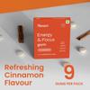 NeuroGum Energy Caffeine Gum (9 Pieces) - Sugar Free with L-theanine + Natural Caffeine + Vitamin B12 & B6 - Energy & Focus Supplement for Women & Men, Cinnamon Flavor | (Pack of 10, Cinnamon) view 3