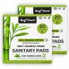 Argonium Biodegradable Bamboo Prime Sanitary Pad/Napkin | Pack Of 40 | XL-290 MM | Bamboo Core | Safe on Skin For Women | Toxic & Rash-Free | Unscented | 60% Wider Back | Leakproof | Heavy Flow view 1