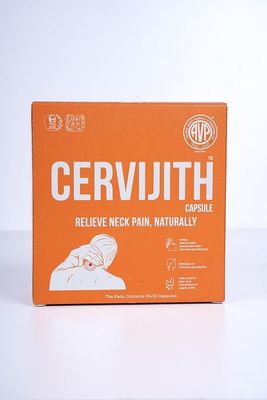 AVP Cervijith 100 Capsules - Relief from Neck and Shoulder Pain | Supports Cervical Spondylosis Management | Helps Prevent Degenerative Changes in Cervical Vertebrae