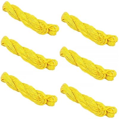 10 Pieces Brahmin Yellow Janeu 100% Cotton, Yagnopaveeth, Janoi Janeva, Jagnopait, Upanayan Sanskar Thread || Sacred Thread Brahmin Thread || Yagnopaveeth for Puja| L2102