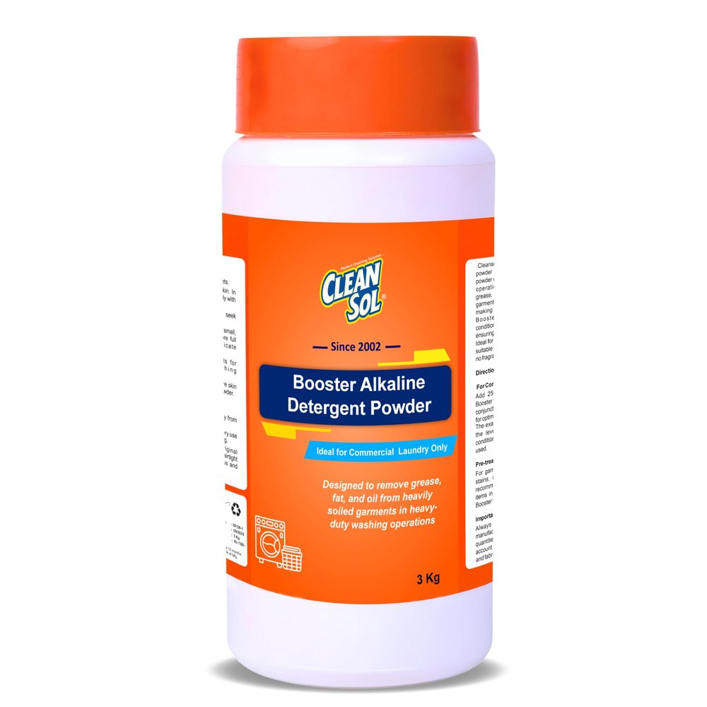 Cleansol Laundry Booster Powder 2.5Kg | Deep Clean Tough Stains & Heavy Soils | Commercial Fabric Detergent Additive | Industrial Washing, Stain-Lifting Formula