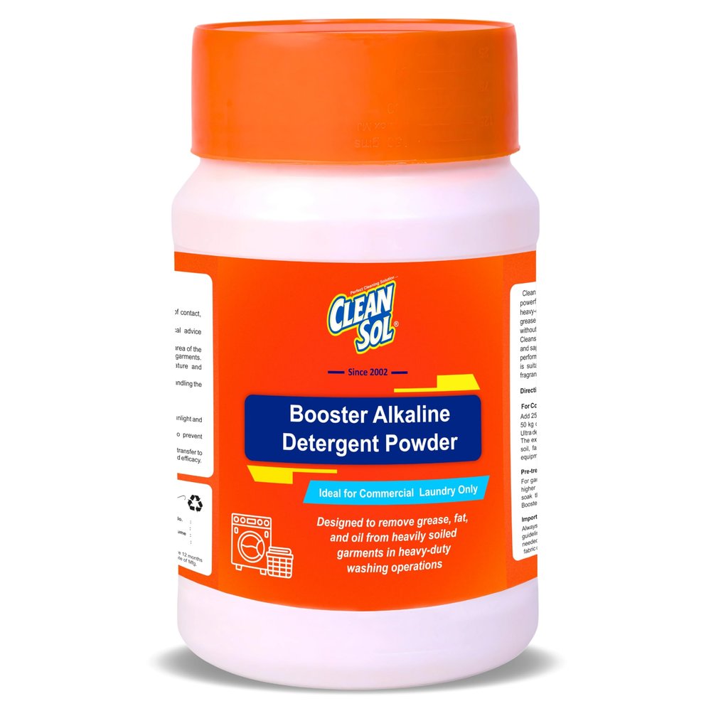Cleansol Laundry Booster Powder 2kg | Deep Clean Tough Stains & Heavy Soils | Commercial Fabric Detergent Additive | Industrial Washing, Stain-Lifting Formula