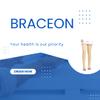 Brace on Medical Compression Stockings for Varicose Veins Thigh-High, Graduated Support, Relieves Swelling & Improves Circulation (L) view 3