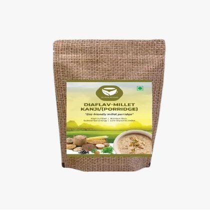 Diabetes Friendly millet porridge Ready to cook ,Dia Flav- Millet Kanji / (Porridge)-450gm Millets with Herbal combination -Good diet to control blood sugar level/Low GI Millets + Ayurvedic Herbs/Good Diet for Blood Sugar Management