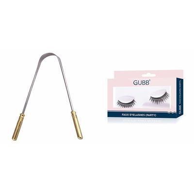 GUBB G+ Tongue Cleaner For Adults & Kids Eyelash Set, False Eyelashes - Classic Style