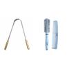 GUBB G+ Tongue Cleaner For Adults & Kids Grooming Stylish Combo of Round Rolling Curling Roller Comb Hair Brush & Half Coarse and Half Fine General Grooming Comb - Blue view 1