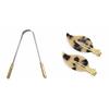 GUBB G+ Tongue Cleaner For Adults & Kids Caramel Delight Leaf Hair Clips Set for Girls & Women | Hair Clips/Pins/Hair Accessories for Girls & Women (2 Piece Hair Clips) view 1