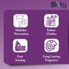Diolty Fabric Conditioner 1L  Lavender | Premium Softness, Long-Lasting Freshness | Hand & Machine Wash | Family-Sized Reusable Bottle, Made in India view 4