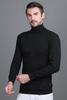 Pack of 2 Men's Cotton Wool Stylish Turtle Neck Sweater | Winter Turtle Neck Sweater for Men | High Neck Pullover Sweater, Full Sleeve Winter Sweater for Men-Black/White-XL view 4