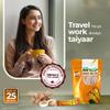 ATLANTIS Instacup Ginger Tea Premix Single Serve Sachets Pack | 25 Sachets X 14 Grams | Travel-Friendly Zipper Lock Pack | Just Add Hot Water & Stir view 4