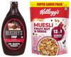 Kellogg's Hershey's Breakfast Special Combo |Muesli Fruit Nut & Seeds 750G |Delicious Chocolate Flavor Syrup 1.3Kg|Multigrain Breakfast Cereal|Delicious and Healthy Combo Pack view 1