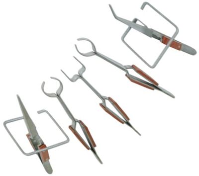5pc Fibre Grip Tweezers Set For Gadget Repairing, Hobby, Craft, Jewellery Making, Watch repair Work & Personal Care