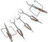 5pc Fibre Grip Tweezers Set For Gadget Repairing, Hobby, Craft, Jewellery Making, Watch repair Work & Personal Care view 1