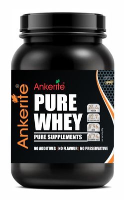 Ankerite Pure Whey Unflavoured  Premium Protein Powder 1kg