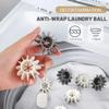 GLADBACK Reusable Laundry Balls Laundry Scrubbing Balls for Washing, Dryer Balls for Anti-Winding Clothes & Deep Cleaning, No Damage to Clothing Wash Guard Steamer Dryer Balls (Laundry Balls 4pcs) view 2