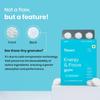NeuroGum Energy Caffeine Gum (9 Pieces) - Sugar Free with L-theanine + Natural Caffeine + Vitamin B12 & B6 - Energy & Focus Supplement for Women & Men, Peppermint Flavor | (Pack of 5 (45 Gums), Peppermint) view 2