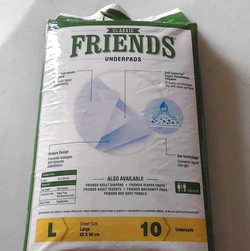 Disposable Underpads,Soft & Super Absorbency - 60x90 cm (10 Pcs)
