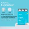 NeuroGum Energy Caffeine Gum (9 Pieces) - Sugar Free with L-theanine + Natural Caffeine + Vitamin B12 & B6 - Energy & Focus Supplement for Women & Men, Peppermint Flavor | (Pack of 10, Peppermint) view 2