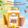 7 BAZAARI Kesar Pista Badam Drink Mix 225g |Natural Blend of Almonds, Pistachios, and Cashews with Exquisite Saffron, Rose Petals, and Spices No Artificial Flavors (Pack of 4) view 4