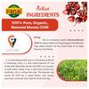 Panai - Ramnad Mundu Chilli | Boriya Red Chilli | Gol Mirchi | Geographical indication (GI) | Spicy Round Chillies | Sabut Lal Mirch, Dry Chilly, Mundu Chili, Gundu Chilli Grams (250 Grams, Kundu Chilli) view 2