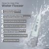 Toothsi Smart Dental Water Flosser for Teeth | With Normal, Point, DIY & Pulse Mode | Rechargeable & Compact | Teeth Cleaner | Oral Care | Flosser Dental Kit | 300ml Water Capacity | Dental Flosser view 3