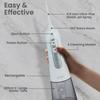 Toothsi Smart Dental Water Flosser for Teeth | With Normal, Point, DIY & Pulse Mode | Rechargeable & Compact | Teeth Cleaner | Oral Care | Flosser Dental Kit | 300ml Water Capacity | Dental Flosser view 4