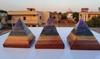7 Chakra Crystal Pyramid Seven Chakra Gemstone Pyramid, Seven Chakra Pyramid for Energy Balance and Healing,Home Dcor, Seven Chakra Pyramid 50-60MM view 4