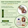 OXYSORB Oxygen Absorbers for Longer Shelflife and Freshness of Food (Pack of 50) Works in Mylar Bags, Mason Jars, and Vacuum Bags with indicator and vacuum packed. (OXYSORB_100CC) view 4
