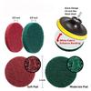 BELARO Power Drill Scrubber Brush Set 8Pcs, Drill Brush Attachment Set, Scrubber Brush Scrub Pads for Bathroom Surfaces, Floor, Tub, Shower, Grout, Tile (Without Drill Machine) (1) view 3