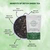 Assam Originals Detox Green Tea | Flushes Out Toxins & Reduces Belly Fat | Loose Leaves Herbal Tea | 100% Natural | Rich in Antioxidants | 100g view 2