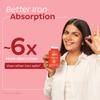 Arth Chelated Iron Gummies | 6x Higher Absorption | With Clinically Tested Ferrous Ascorbate|Haemoglobin & Energy Booster| Helps with Anaemia, Fatigue & Lethargy | Supports Hair, Skin & Nails |No Metallic Taste & Gentle On The Gut | 30 Veg Gummies view 3