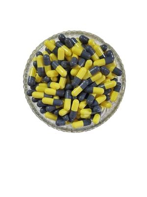 AJAY ENTERPRISES Empty Vegetarian Capsules (Pack of 1000) (Yellow-Grey, SIZE 2 (250 MG))