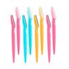 Diano dimzi Eyebrow Razor Facial Hair Remover Eyebrow Trimmer Eye Brow Shaver 3 Colors Facial Hair Shavers with Precision Cover, Facial Hair Remover Trimmers (Pack of 8) view 1