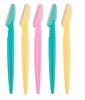 Diano dimzi Eyebrow Razor Facial Hair Remover Eyebrow Trimmer Eye Brow Shaver 3 Colors Facial Hair Shavers with Precision Cover, Facial Hair Remover Trimmers (Pack of 5) view 1