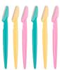 Diano dimzi Eyebrow Razor Facial Hair Remover Eyebrow Trimmer Eye Brow Shaver 3 Colors Facial Hair Shavers with Precision Cover, Facial Hair Remover Trimmers (Pack of 6) view 1