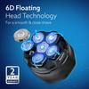 AGARO HS7979 Head Shaver, for Bald Men, 6 Flexible Heads, Wet/Dry Head Shaver, Rechargeable, IPX7 Waterproof, Detachable Heads view 4