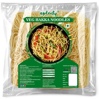 Aplenty Hakka Noodles | Veg Chowmein Masala Maggie | Chowmin Noodles | Long Slurpy Noodles 200g