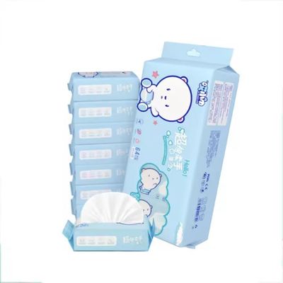 BOXOZA Fresh Feel Flushable Wet Wipes, Adult Wet Wipes, 8 Flip-Top Packs, 42 Wipes Per Pack, Packaging May Vary PACK OF 2