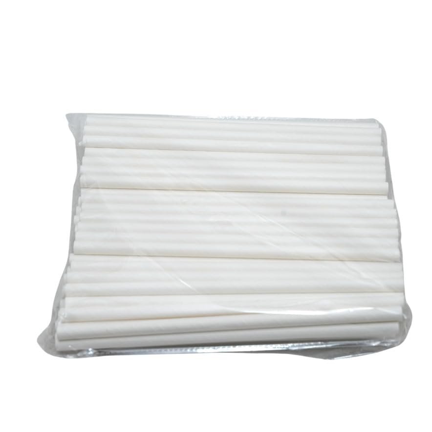 Cocktail Straw Pack, White,