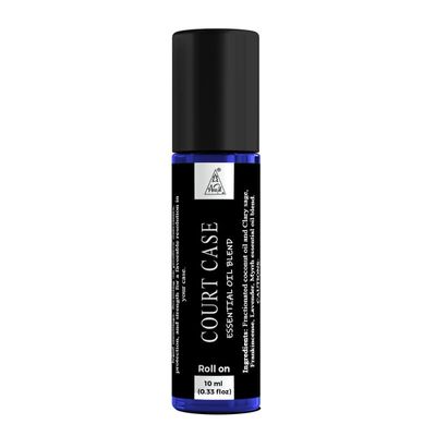 Anshil Court Case Essential Oil Blend Roll-On | Invite justice and clarity | Energized with Reiki | Aromatherapy Roll-On (10ml)